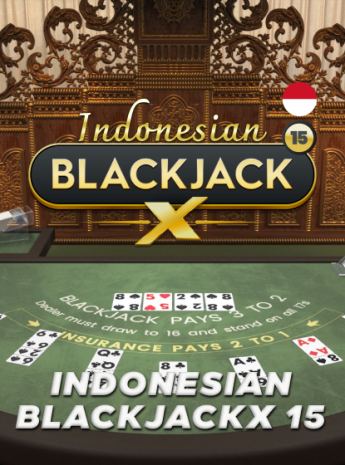 Indonesian Blackjack X 15 na SSS Game - Jogo de Blackjack com multiplicadores de até 15x e prêmios altos em 1sssgame.com