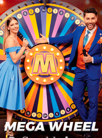 Mega Wheel ao vivo na SSS Game - Roda da sorte com prêmios multiplicados em 1sssgame.com