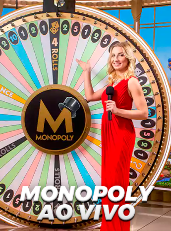 Monopoly Ao Vivo na SSS Game - Game show de cassino com prêmios e realidade aumentada em 1sssgame.com