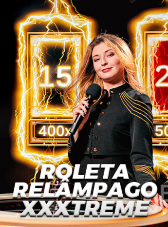 Roleta Relâmpago XXXtreme na SSS Game - Multiplicadores de até 2000x em 1sssgame.com